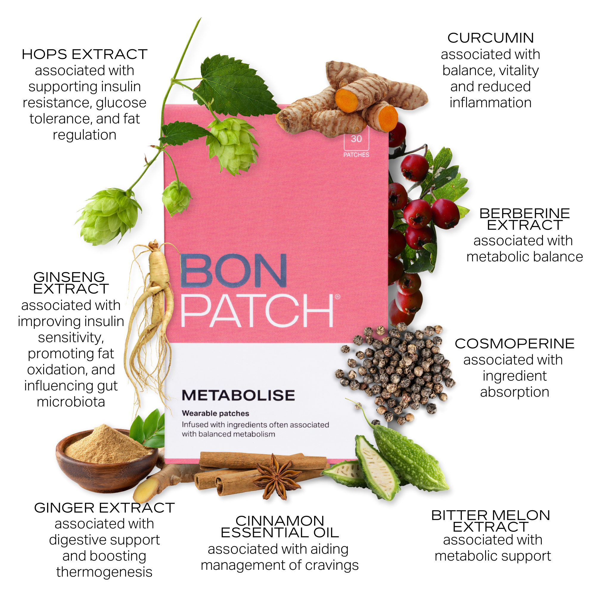 BonPatch METABOLISE | Metabolic balance wellness patch